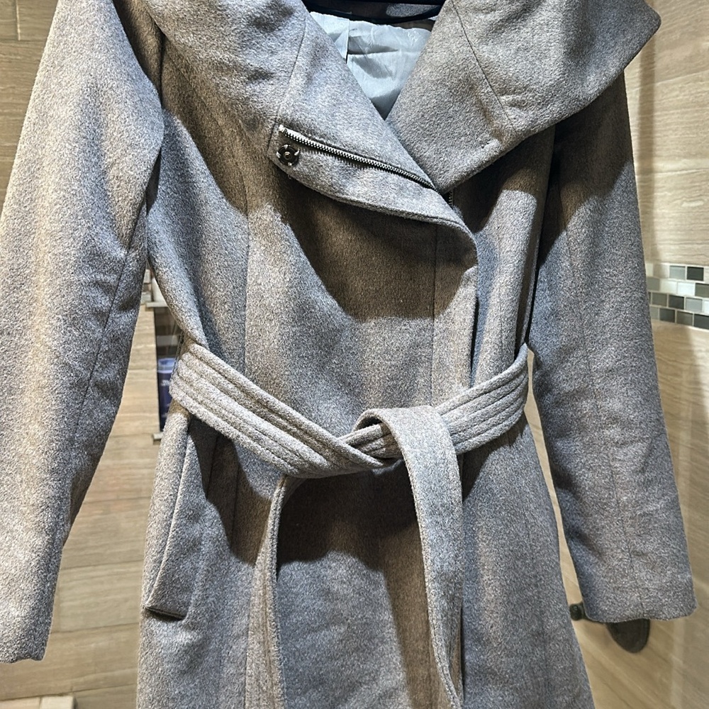 Cole Haan Gray Trench Coat